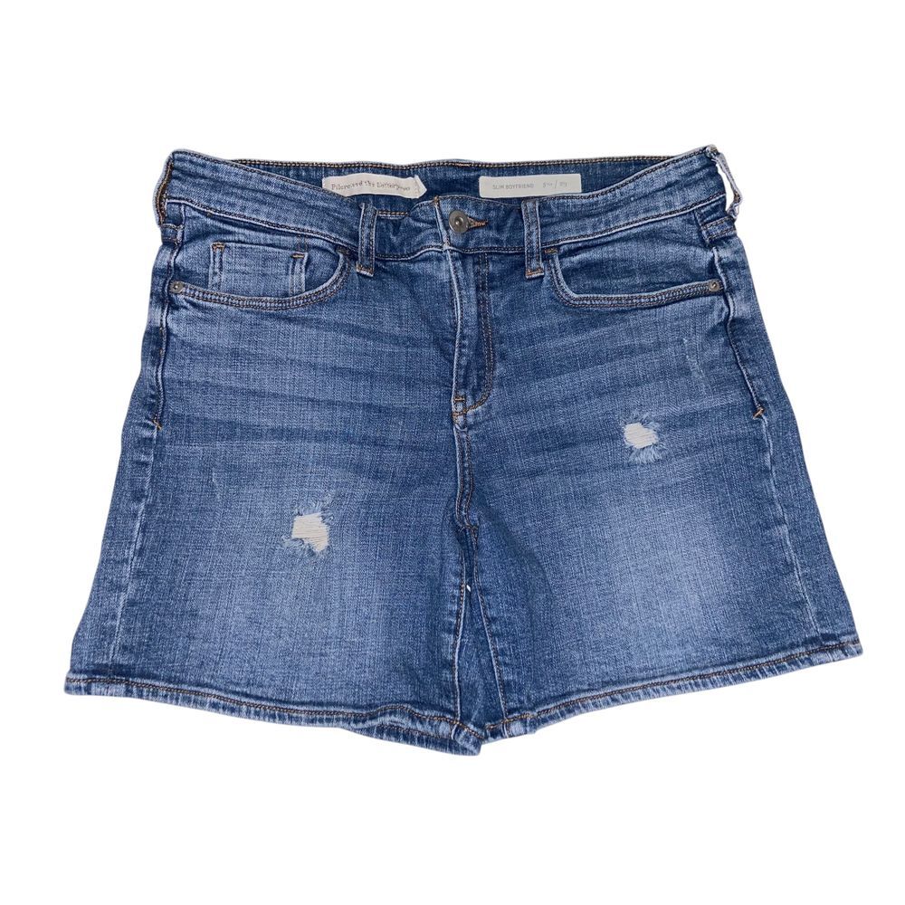 Anthropologie Pilcro and the Letterpress Slim Boyfriend Distressed Jean Short 29